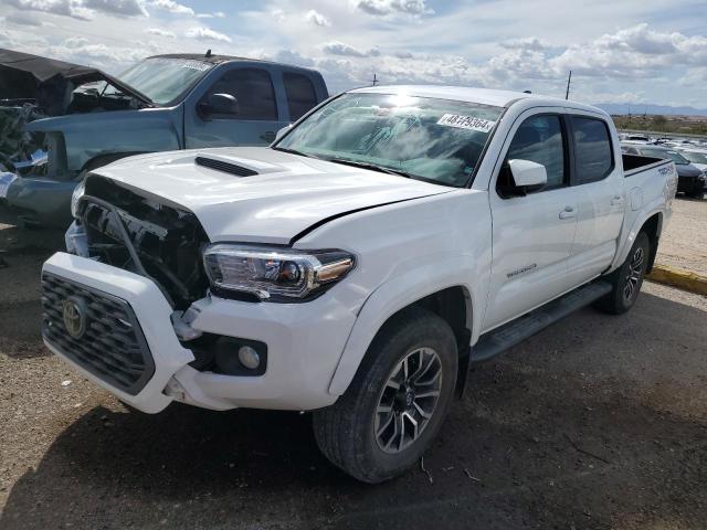 3TMCZ5AN0NM484198 - 2022 TOYOTA TACOMA DOUBLE CAB WHITE photo 1