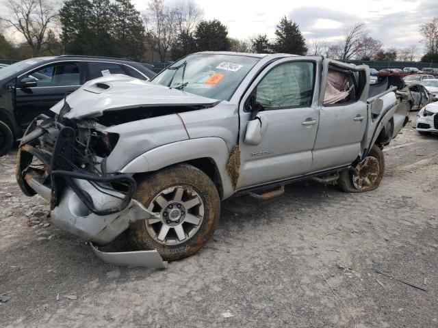 3TMLU42N29M026336 - 2009 TOYOTA TACOMA DOUBLE CAB SILVER photo 1