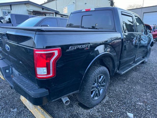 1FTEW1EF2HFC14231 - 2017 FORD F150 SUPERCREW BLACK photo 4