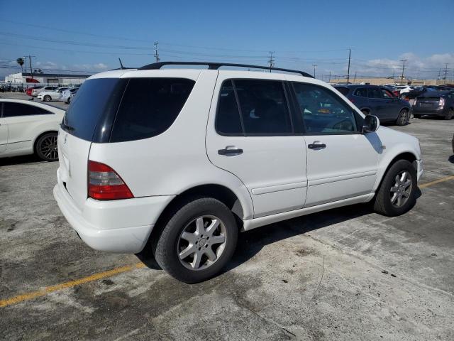 4JGAB72E71A224275 - 2001 MERCEDES-BENZ ML 430 WHITE photo 3