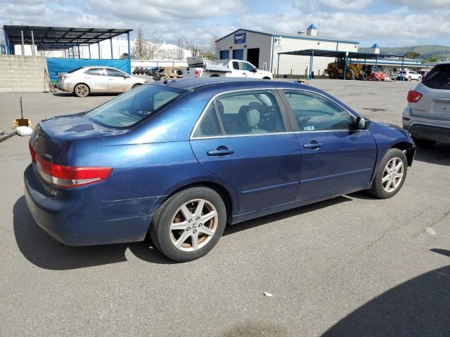 1HGCM66554A084969 - 2004 HONDA ACCORD EX BLUE photo 3