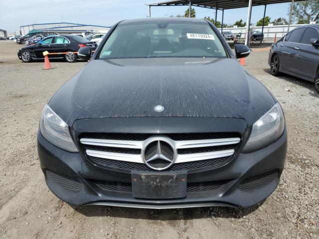 55SWF4KB7FU036730 - 2015 MERCEDES-BENZ C 300 4MATIC BLACK photo 5