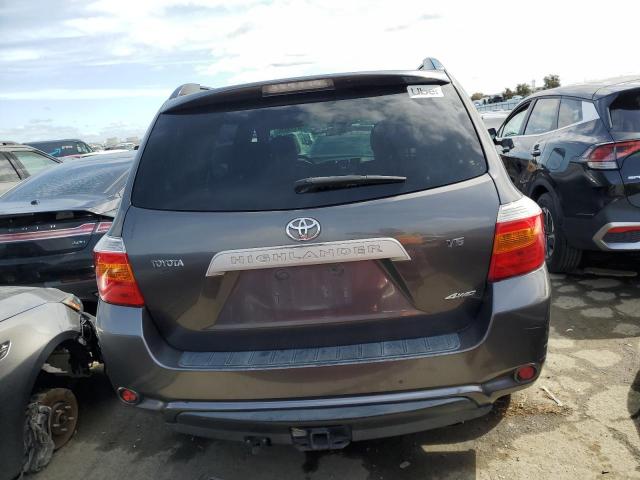 JTEES41A082028410 - 2008 TOYOTA HIGHLANDER GRAY photo 6