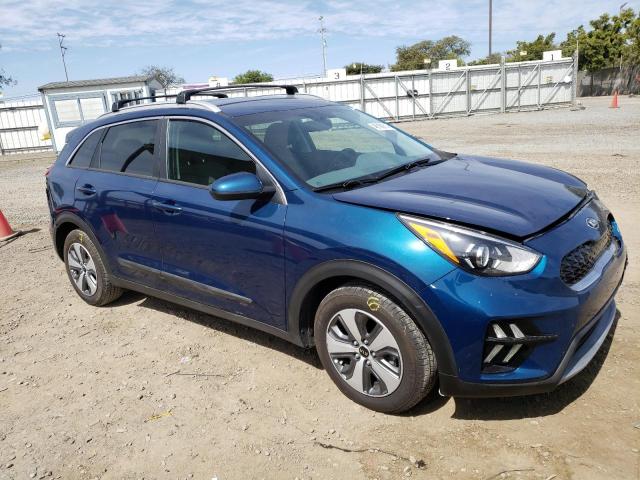 KNDCB3LC8M5485611 - 2021 KIA NIRO LX BLUE photo 4