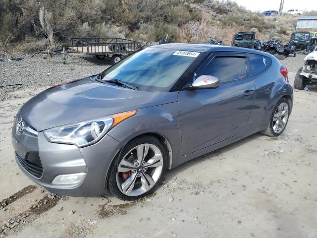 KMHTC6AD3DU108342 - 2013 HYUNDAI VELOSTER SILVER photo 1