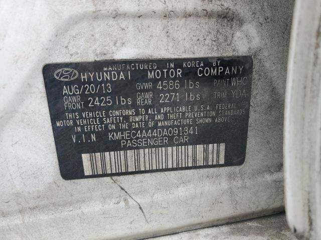 KMHEC4A44DA091341 - 2013 HYUNDAI SONATA HYBRID WHITE photo 12