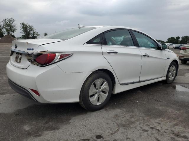 KMHEC4A44DA091341 - 2013 HYUNDAI SONATA HYBRID WHITE photo 3