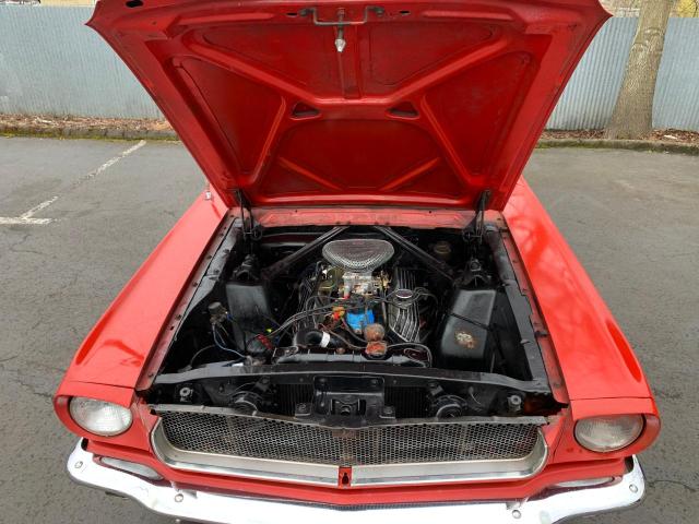 5R07C129989 - 1965 FORD MUSTANG 2D RED photo 7