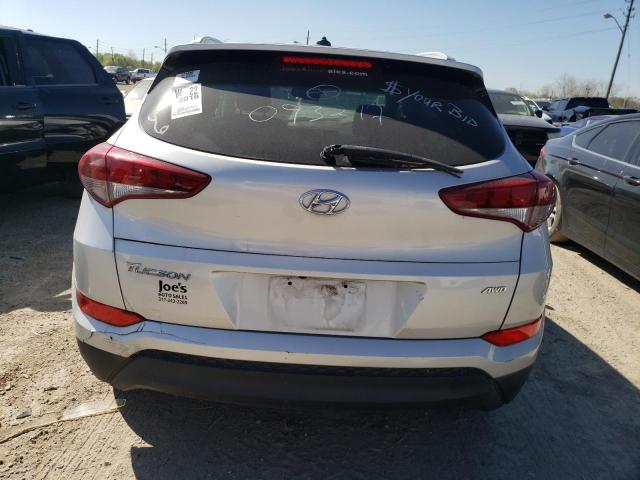 KM8J3CA48GU093217 - 2016 HYUNDAI TUCSON LIMITED SILVER photo 6