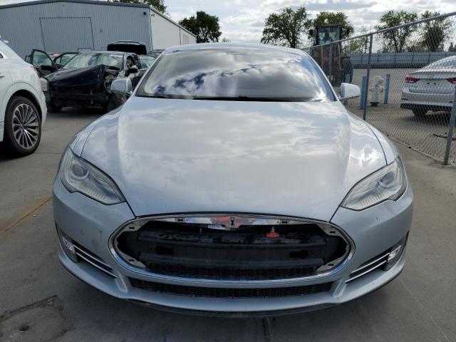 5YJSA1AG9DFP04941 - 2013 TESLA MODEL S SILVER photo 5