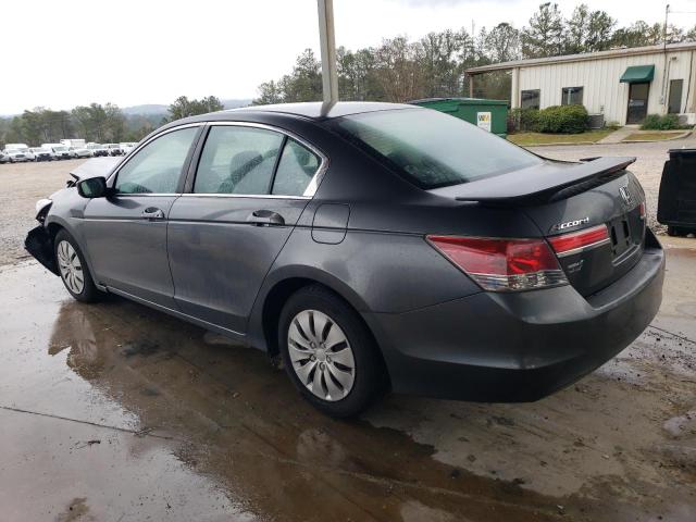 1HGCP2F32BA064996 - 2011 HONDA ACCORD LX GRAY photo 2