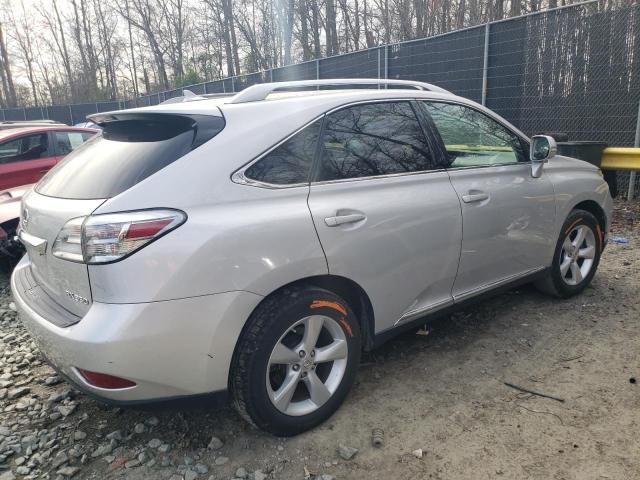 2T2BK1BA7AC079278 - 2010 LEXUS RX 350 SILVER photo 3