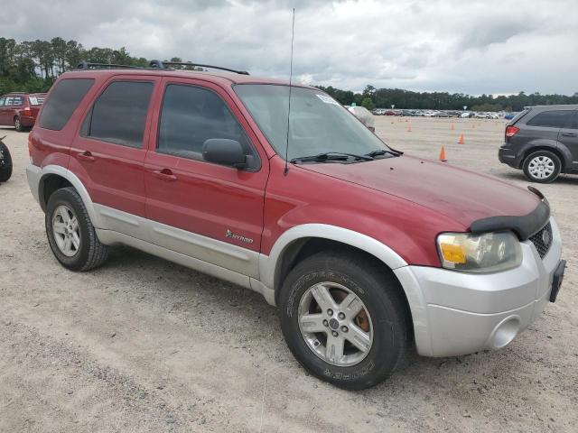 1FMCU95H96KA20485 - 2006 FORD ESCAPE HEV RED photo 4