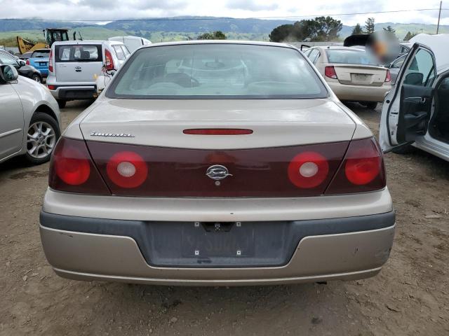 2G1WF52E839212839 - 2003 CHEVROLET IMPALA TAN photo 6