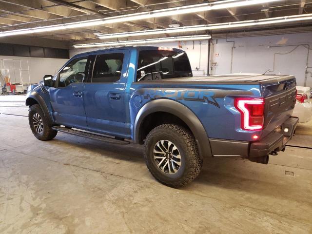 1FTFW1RGXKFA75979 - 2019 FORD F150 RAPTOR BLUE photo 2