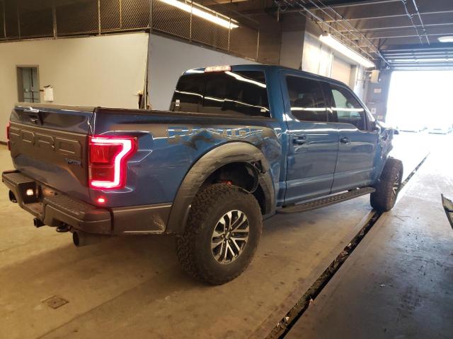 1FTFW1RGXKFA75979 - 2019 FORD F150 RAPTOR BLUE photo 3