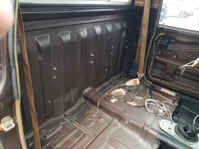 JN6FD01SXDW004460 - 1983 DATSUN 720 STANDARD BED BROWN photo 10