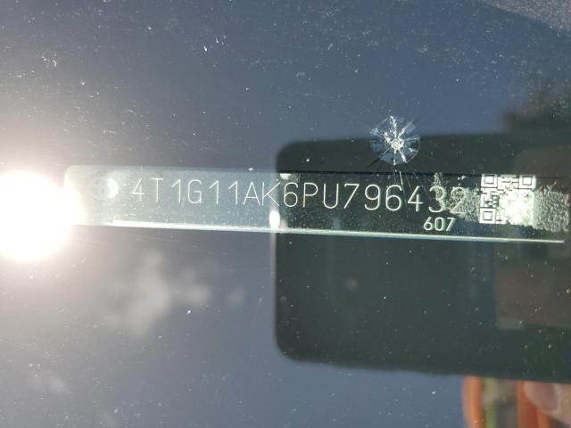 4T1G11AK6PU796432 - 2023 TOYOTA CAMRY SE NIGHT SHADE SILVER photo 12