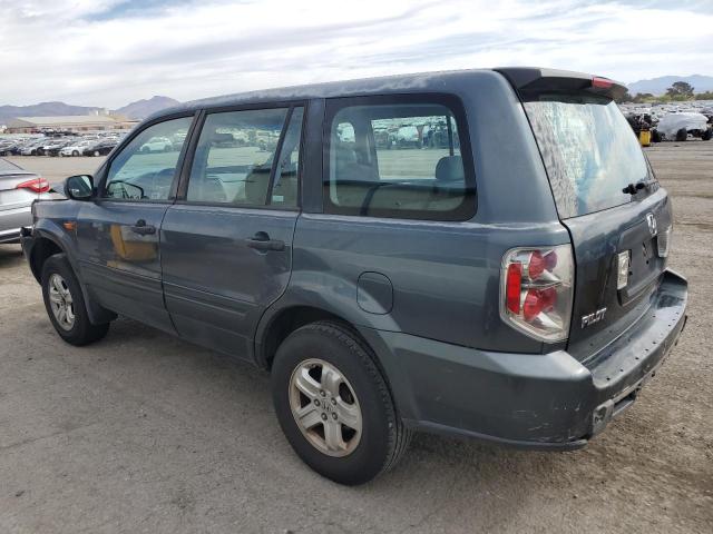 5FNYF28126B048314 - 2006 HONDA PILOT LX BLUE photo 2