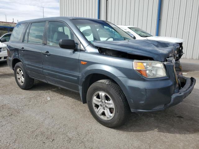 5FNYF28126B048314 - 2006 HONDA PILOT LX BLUE photo 4