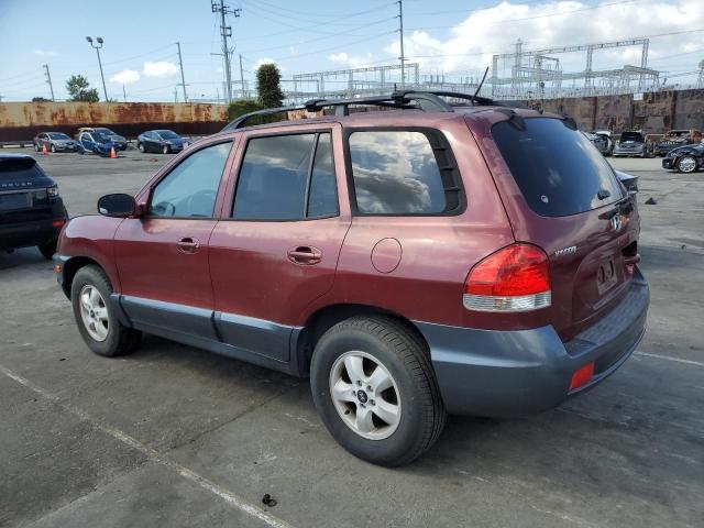 KM8SC13D554915894 - 2005 HYUNDAI SANTA FE G RED photo 2