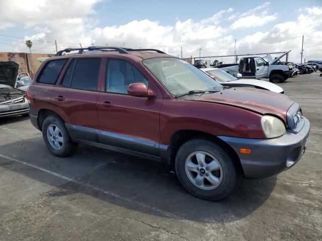 KM8SC13D554915894 - 2005 HYUNDAI SANTA FE G RED photo 4