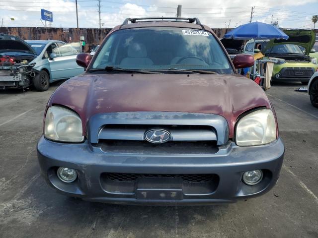 KM8SC13D554915894 - 2005 HYUNDAI SANTA FE G RED photo 5