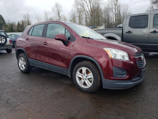 3GNCJNSB2GL266968 - 2016 CHEVROLET TRAX LS BURGUNDY photo 4