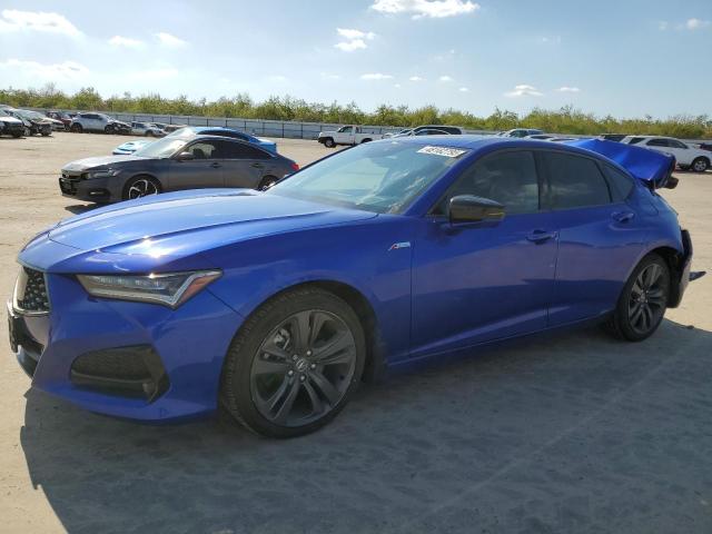 19UUB5F58NA001590 - 2022 ACURA TLX TECH A BLUE photo 1
