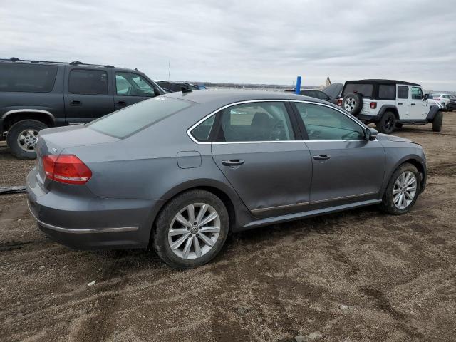 1VWCP7A38DC053251 - 2013 VOLKSWAGEN PASSAT SEL GRAY photo 3