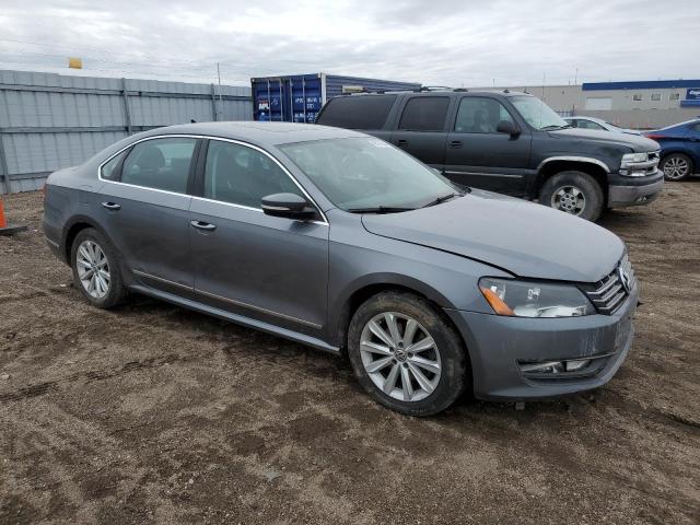 1VWCP7A38DC053251 - 2013 VOLKSWAGEN PASSAT SEL GRAY photo 4