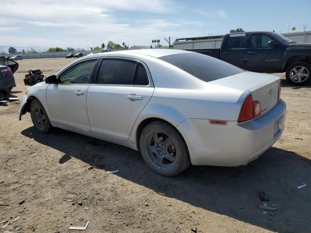 1G1ZA5EB7AF191970 - 2010 CHEVROLET MALIBU LS SILVER photo 2