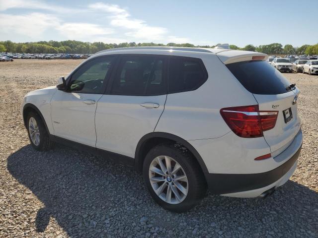 5UXWX9C51DL874622 - 2013 BMW X3 XDRIVE28I WHITE photo 2