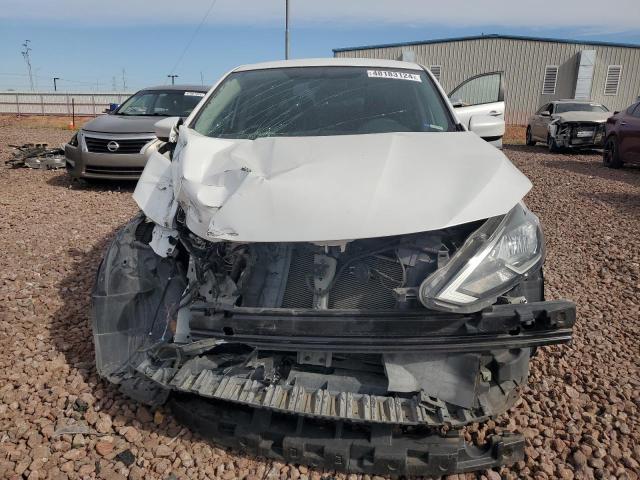 3N1AB7AP3HY226556 - 2017 NISSAN SENTRA S WHITE photo 5