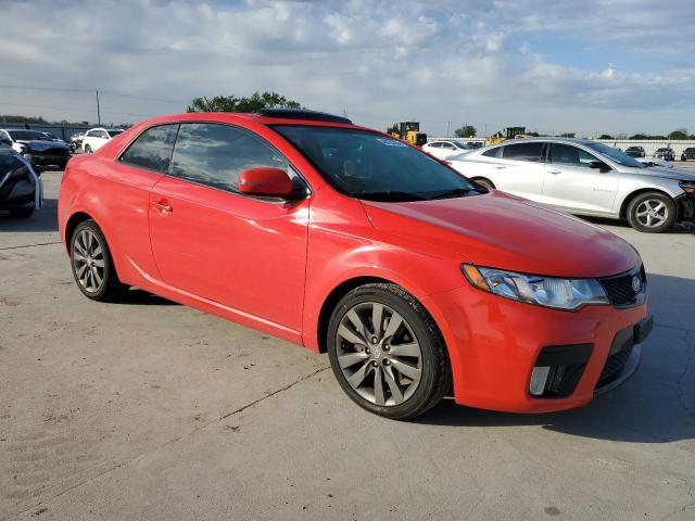 KNAFW6A38C5498683 - 2012 KIA FORTE SX RED photo 4