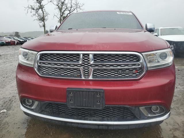 1C4RDJEG1FC946848 - 2015 DODGE DURANGO CITADEL RED photo 5