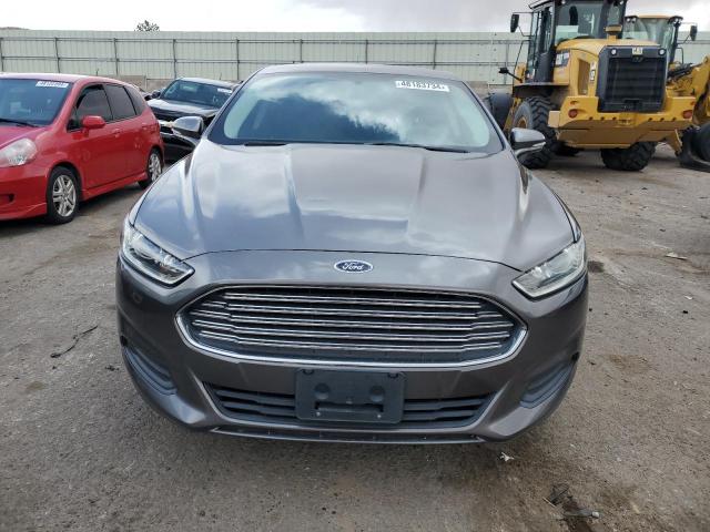 3FA6P0HD0ER207689 - 2014 FORD FUSION SE GRAY photo 5