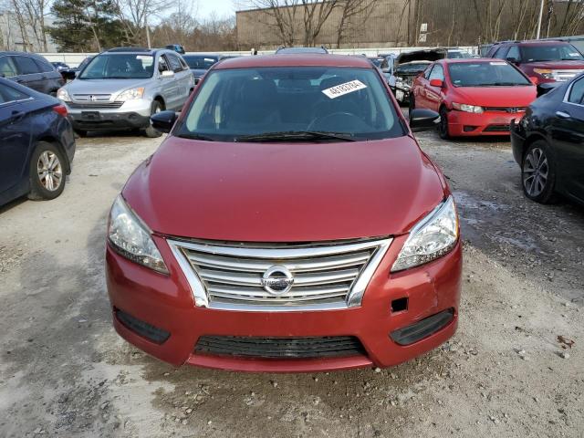 3N1AB7AP3FY316027 - 2015 NISSAN SENTRA S BURGUNDY photo 5