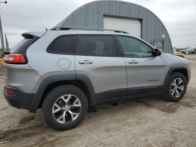 1C4PJMBS3EW160475 - 2014 JEEP CHEROKEE TRAILHAWK SILVER photo 3