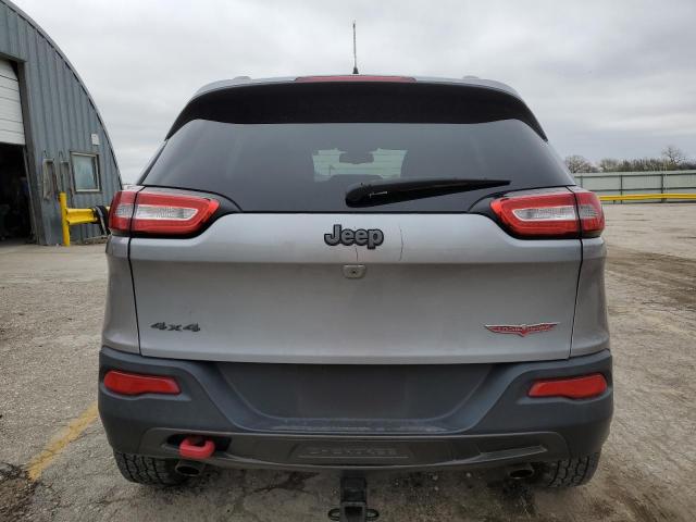 1C4PJMBS3EW160475 - 2014 JEEP CHEROKEE TRAILHAWK SILVER photo 6