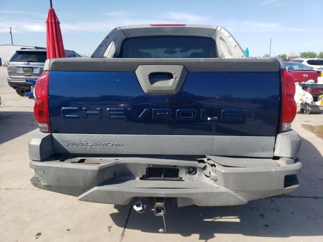 3GNEC13T82G186546 - 2002 CHEVROLET AVALANCHE C1500 BLUE photo 6