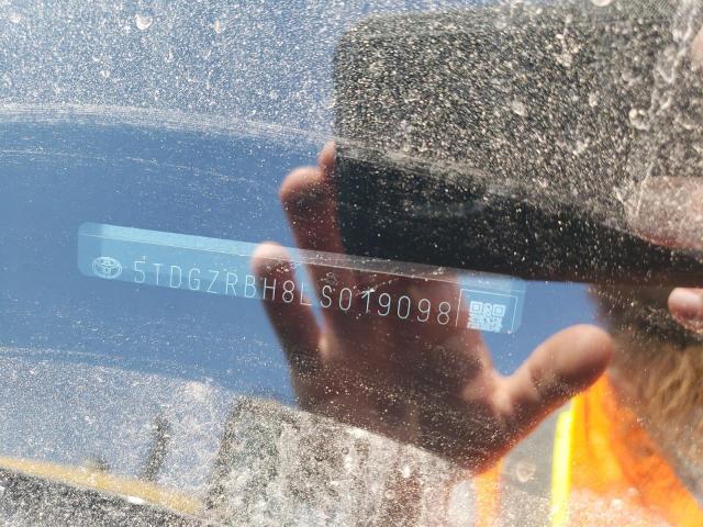 5TDGZRBH8LS019098 - 2020 TOYOTA HIGHLANDER XLE 灰色 照片 13