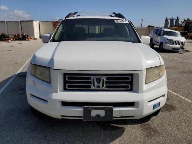 2HJYK16576H509685 - 2006 HONDA RIDGELINE RTL WHITE photo 5