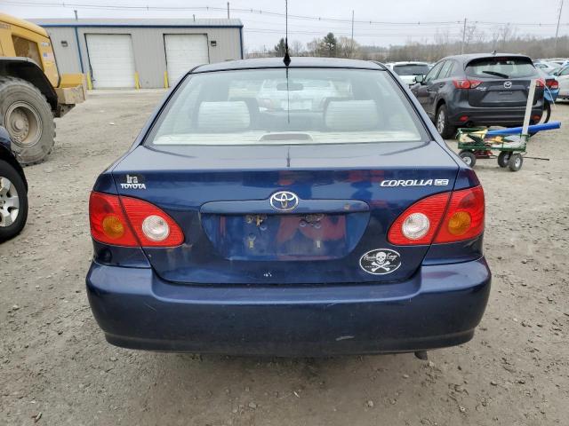 JTDBR32E130043193 - 2003 TOYOTA COROLLA CE BLUE photo 6