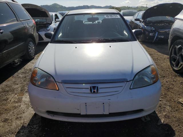 2HGES16573H530329 - 2003 HONDA CIVIC LX WHITE photo 5