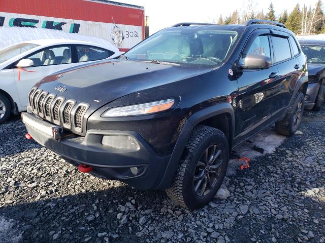 1C4PJMBS6GW224401 - 2016 JEEP CHEROKEE TRAILHAWK BLACK photo 1