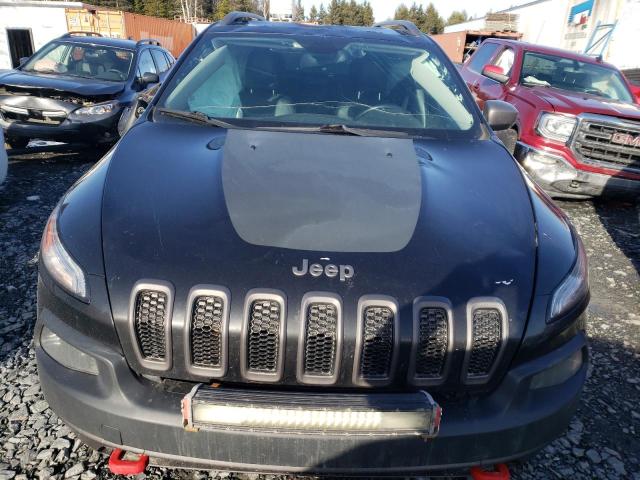 1C4PJMBS6GW224401 - 2016 JEEP CHEROKEE TRAILHAWK BLACK photo 12