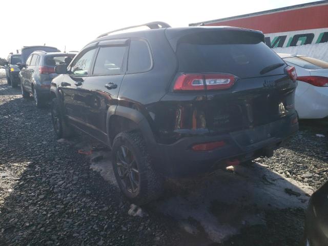 1C4PJMBS6GW224401 - 2016 JEEP CHEROKEE TRAILHAWK BLACK photo 2