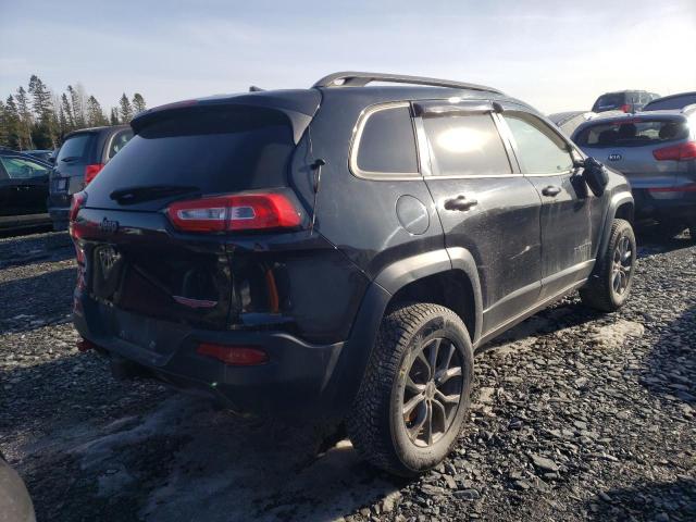 1C4PJMBS6GW224401 - 2016 JEEP CHEROKEE TRAILHAWK BLACK photo 3