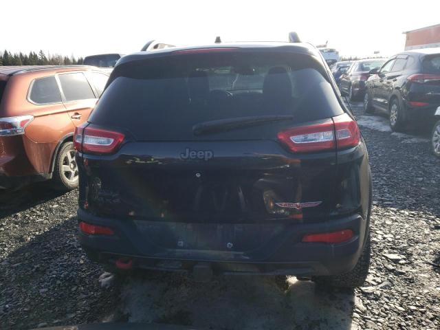 1C4PJMBS6GW224401 - 2016 JEEP CHEROKEE TRAILHAWK BLACK photo 6